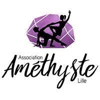 Logo de l'association Améthyste, compagnie de danse, partenaire de La MAVA.